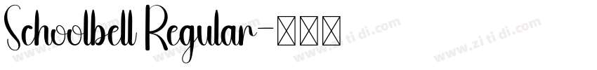 Schoolbell Regular字体转换